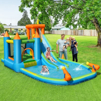 Bountech Inflatable Water Slide Kids Bounce House Splash Pool Without Blower 6 Bountech Inflatable Water Slide Kids Bounce House Splash Pool Without Blower - Image 4