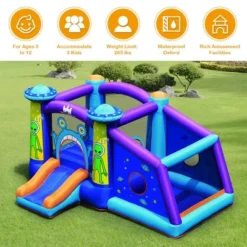 Costway Inflatable Bouncer Alien Bounce House Kids Jump Slide Ball Pit W/480W Blower 14 Costway Inflatable Bouncer Alien Bounce House Kids Jump Slide Ball Pit W/480W Blower -Kiddie Kingdom Store GUEST 694de43a 84a4 45e9 aa8a df884d266fa7
