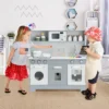 Costway Pretend Play Kitchen Wooden Toy Set For Kids W/ Realistic Light & Sound -Kiddie Kingdom Store GUEST 695c224e 2009 4a69 8ec1 4db942a834a5
