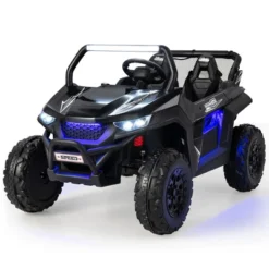 Costway 12V 2-Seater Kids Ride On UTV RC Electric Vehicle Suspension W/ Lights & Music -Kiddie Kingdom Store GUEST 69682c86 d85f 44ed 8f89 b7bd3290c546