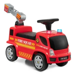 Costway Kids Ride On Fire Truck Foot-to-Floor Sliding Push Car W/ Music & Bubble Maker -Kiddie Kingdom Store GUEST 696b80d0 db5d 447d be7e 237a7e76cf2a