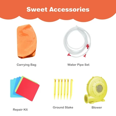 Costway Inflatable Bounce House Water Slide Park Bouncer Children Jumper With 350W Blower 5 Costway Inflatable Bounce House Water Slide Park Bouncer Children Jumper With 350W Blower - Image 3