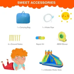 Costway Inflatable Water Slide Mighty Bounce House Jumper Castle W/ 480W Blower 15 Costway Inflatable Water Slide Mighty Bounce House Jumper Castle W/ 480W Blower -Kiddie Kingdom Store GUEST 6add4c31 dd27 441b 9396 04e0f0ed8565