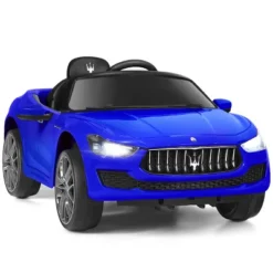 Costway 12V Maserati Licensed Kids Ride On Car W/ RC Remote Control Led Lights MP3 BluePinkWhite -Kiddie Kingdom Store GUEST 6be7056a a8d3 4f3a 8b19 6b03e147326b