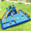 Costway Inflatable Water Slide Climbing Bounce House Splash Pool W/ 735W Blower -Kiddie Kingdom Store GUEST 6c6d6904 fe43 4563 b322 c6de3e6a053b