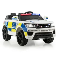 Costway Kids 12V Electric Ride On Car Police Car With Remote Control BlackWhite 22 Costway Kids 12V Electric Ride On Car Police Car With Remote Control BlackWhite -Kiddie Kingdom Store GUEST 6d06e5d7 840b 411f b179 2006ae7dd8bc