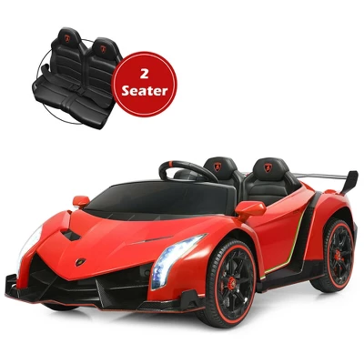 Costway 12V 2-Seater Licensed Lamborghini Kids Ride On Car W/ RC & Swing Function 12 Costway 12V 2-Seater Licensed Lamborghini Kids Ride On Car W/ RC & Swing Function - Image 10