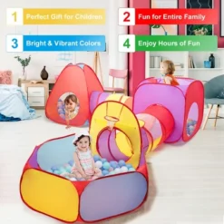 Costway 7pc Kids Ball Pit Play Tents & Tunnels Pop Up Baby Toy Gifts -Kiddie Kingdom Store GUEST 6f69c1fc f9db 4986 9697 e4d0b35daae2