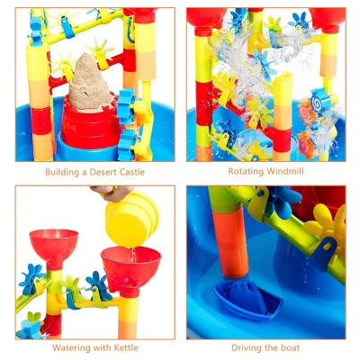 Costway 2 In 1 Sand And Water Table Activity Play Center Kids Splash Pond Beach Toy Set 10 Costway 2 In 1 Sand And Water Table Activity Play Center Kids Splash Pond Beach Toy Set - Image 8