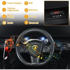 Costway 12V Ride On Car With 2.4G Remote Control LED Lights MP3 Music Horn 20 Costway 12V Ride On Car With 2.4G Remote Control LED Lights MP3 Music Horn -Kiddie Kingdom Store GUEST 71da6081 c3b0 4f37 9163 b3812739231d