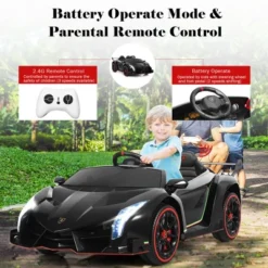 Costway 12V 2-Seater Licensed Lamborghini Kids Ride On Car W/ RC & Swing Function 16 Costway 12V 2-Seater Licensed Lamborghini Kids Ride On Car W/ RC & Swing Function -Kiddie Kingdom Store GUEST 7228fd29 085e 490d b1de a0cacc4720e8