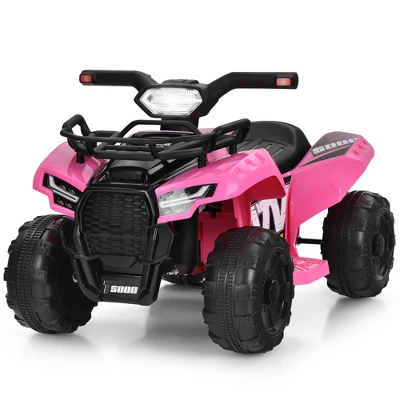 Costway 6V Kids ATV Quad Electric Ride On Car Toy Toddler With LED Light MP3 14 Costway 6V Kids ATV Quad Electric Ride On Car Toy Toddler With LED Light MP3 - Image 12