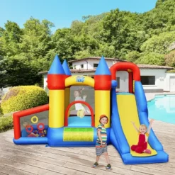 Costway Inflatable Bounce House Slide Bouncer Kids Castle Jumper W/ Balls & 780W Blower 13 Costway Inflatable Bounce House Slide Bouncer Kids Castle Jumper W/ Balls & 780W Blower -Kiddie Kingdom Store GUEST 746fbb99 f25c 46b0 a3ae 7ea266ce0146