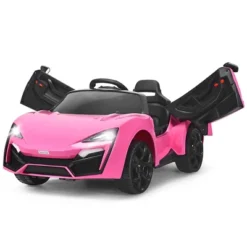 Costway 12V Kids Ride On Car 2.4G RC Electric Vehicle W/ Lights MP3 Openable Doors WhiteBlack RedPink -Kiddie Kingdom Store GUEST 749856fa b5d9 47a6 b586 73be7deba382