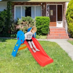 Costway Children Kids Junior Folding Climber Play Slide Indoor Outdoor Toy Easy Store -Kiddie Kingdom Store GUEST 79046dfa a86a 465c a55d 3906b50977b1