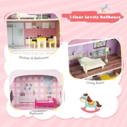 Costway Kids Kitchen Playset & Dollhouse 2-In-1 W/ Accessories & Furniture For Toddlers 16 Costway Kids Kitchen Playset & Dollhouse 2-In-1 W/ Accessories & Furniture For Toddlers -Kiddie Kingdom Store GUEST 79466330 0ad4 48ae a2b2 6f01a04aefe6