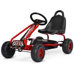 Costway Kids Pedal Go Kart 4 Wheel Ride On Toys W/ Adjustable Seat & Handbrake 23 Costway Kids Pedal Go Kart 4 Wheel Ride On Toys W/ Adjustable Seat & Handbrake -Kiddie Kingdom Store GUEST 79b41c1a 763d 4361 9d2e 75a9d3db74ca