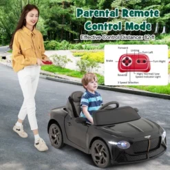 Costway 12V Licensed Bentley Bacalar Kids Electric Ride-on Car With Remote Control Green/Red/White/Black -Kiddie Kingdom Store GUEST 7a9092d3 f982 4a9f a7d7 6f433bd31127