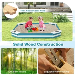 Costway Outdoor Wooden Sandbox With Animal Patterns Seats Backyard Bottomless Sandpit 14 Costway Outdoor Wooden Sandbox With Animal Patterns Seats Backyard Bottomless Sandpit -Kiddie Kingdom Store GUEST 7c066b72 116c 43e4 8060 4cee0faa5953