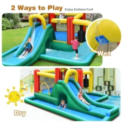 Costway Slide Water Park Climbing Bouncer Pendulum Tunnel Game Without Blower 15 Costway Slide Water Park Climbing Bouncer Pendulum Tunnel Game Without Blower -Kiddie Kingdom Store GUEST 7c6df064 2d0d 45c2 9389 8ee2a0d7682b