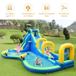 Costway Inflatable Water Slide Kids Bounce House Castle Splash Water Pool With 750W Blower 15 Costway Inflatable Water Slide Kids Bounce House Castle Splash Water Pool With 750W Blower -Kiddie Kingdom Store GUEST 7c766937 4543 4a9f 8c23 1c42e2e4fbd0