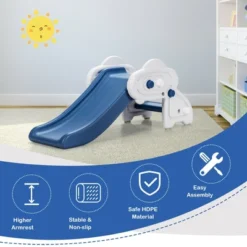 Costway Baby Slide Indoor First Play Climber Slide Set For Boys Girls Blue/Gray 18 Costway Baby Slide Indoor First Play Climber Slide Set For Boys Girls Blue/Gray -Kiddie Kingdom Store GUEST 7ccfa545 9d38 4298 8edc e3b6e288fa0e