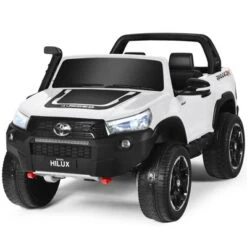 Costway 2x12V Licensed Toyota Hilux Ride On Truck Car 2-Seater 4WD W/ Remote Control -Kiddie Kingdom Store GUEST 7cdf7556 5e00 40e4 82da b94807c0c5a6