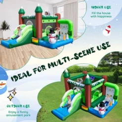 Costway 6-in-1 Winter Themed Snowman Inflatable Castle Kids Jumping House With 735W Blower -Kiddie Kingdom Store GUEST 7d66713d 7802 448c 91ca 838ed4d89a8f
