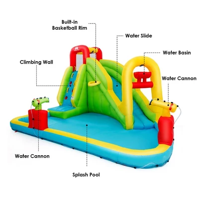 Costway Inflatable Water Slide Kids Bounce House Without Blower 4 Costway Inflatable Water Slide Kids Bounce House Without Blower - Image 2