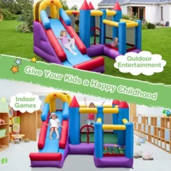 Costway Mighty Inflatable Bounce House Castle Jumper Moonwalk Bouncer Without Blower -Kiddie Kingdom Store GUEST 7e044537 c31b 43a7 b61b be63412b7b7d