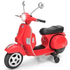 Kids Vespa Scooter 6V Rechargeable Ride On Motorcycle W/Training Wheels -Kiddie Kingdom Store GUEST 7ebd3592 ff14 41fd 819a ec0d67dd9d92