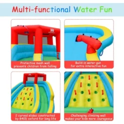 Costway Inflatable Mighty Water Park Bouncy Splash Pool Climbing Wall W/ 735W Blower 18 Costway Inflatable Mighty Water Park Bouncy Splash Pool Climbing Wall W/ 735W Blower -Kiddie Kingdom Store GUEST 7f1df7c9 680b 45b9 af9d ad62fbf1c267