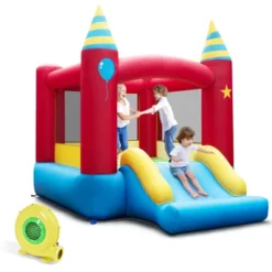 Costway Inflatable Bounce Castle Kids Jumping Bouncer Indoor Outdoor With 480W Blower -Kiddie Kingdom Store GUEST 7f2bcb02 484e 4b23 b324 b7d530f8a65d