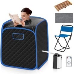Costway Portable Steam Sauna -Kiddie Kingdom Store GUEST 7f4f7524 8c54 43f3 bf82 dad3fcea37a3