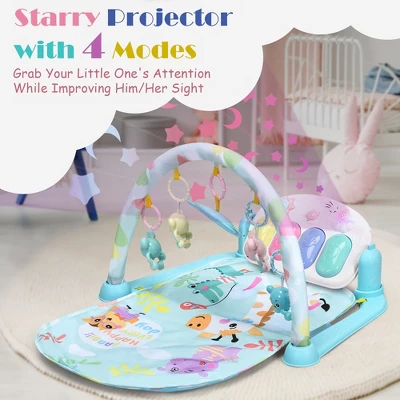 3 In 1 Baby And Toddler Learning Toys Fitness Music And Lights Fun Piano Activity Center Blue 9 3 In 1 Baby And Toddler Learning Toys Fitness Music And Lights Fun Piano Activity Center Blue - Image 8