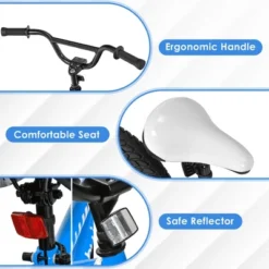 Babyjoy 16'' Kids Bike Bicycle W/ Training Wheels For 5-8 Years Old Girls Boys -Kiddie Kingdom Store GUEST 81f7e8d8 f9a8 4932 ae5b 6092ef1e7a43