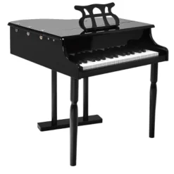 Childs 30 Key Toy Grand Baby Piano W/ Kids Bench Wood Black New -Kiddie Kingdom Store GUEST 8262e29f eb6d 408b 871f 636609254da2
