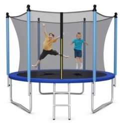 Costway 8/10/12/14/15/16FT Jumping Exercise Recreational Bounce Trampoline W/Safety Net -Kiddie Kingdom Store GUEST 833debdd b9f4 409a 9420 c9d02eca6cc9