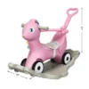 Costway Baby Rocking Horse 4 In 1 Kids Ride On Toy Push Car W/ Music -Kiddie Kingdom Store GUEST 83a0b7ab 5185 4681 abc9 5086d8d4f027