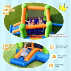 Costway Inflatable Bounce House Kids Jumping Playhouse Indoor & Outdoor Without Blower -Kiddie Kingdom Store GUEST 83c3f8f6 38cc 4883 902f e83b4ea24637