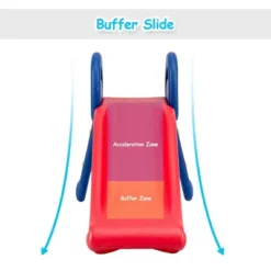 Costway 2 Step Children Folding Slide Plastic Fun Toy Up-down Suitable For Kids -Kiddie Kingdom Store GUEST 8414f29a 9f17 4a9c bc4a 2ab4bead5df6