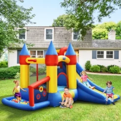 Costway Inflatable Bounce House Slide Bouncer Kids Castle Jumper W/ Balls & 780W Blower 14 Costway Inflatable Bounce House Slide Bouncer Kids Castle Jumper W/ Balls & 780W Blower -Kiddie Kingdom Store GUEST 849d49cb 1828 4c79 8b8b 8fcc933418ed