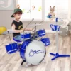 Costway Jazz Drum Set For Toddler Kids Educational Toy W/Keyboard Cymbal Microphone -Kiddie Kingdom Store GUEST 86686608 9c27 46fa 9dd2 54ef2db821e8