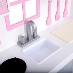 Costway Kids Wood Kitchen Toy Cooking Pretend Play Set Toddler Wooden Playset -Kiddie Kingdom Store GUEST 8701f897 9663 4918 8bbf 63890658356e