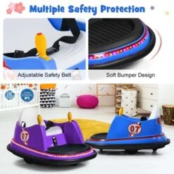 Costway 12V Vehicle 360° Spin Race Toy Kids Ride On Bumper Car W/ Remote Control Purple/Blue/Red/Pink 23 Costway 12V Vehicle 360° Spin Race Toy Kids Ride On Bumper Car W/ Remote Control Purple/Blue/Red/Pink -Kiddie Kingdom Store GUEST 87a60576 165e 4be5 b34d 85eb71ae4975