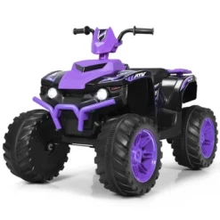 Costway 12V Kids 4-Wheeler ATV Quad Ride On Car W/ LED Lights Music USB -Kiddie Kingdom Store GUEST 87dc2f65 4073 40e1 b2a0 9ad263e4a4f7