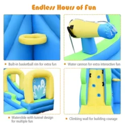 Costway Inflatable Water Slide Kids Bounce House Castle Splash Water Pool With 750W Blower 17 Costway Inflatable Water Slide Kids Bounce House Castle Splash Water Pool With 750W Blower -Kiddie Kingdom Store GUEST 8996e7e2 2bb7 4ff7 8d27 839ecf6edf9f