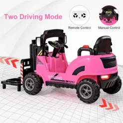 Costway Ride On Forklift 12V Kids Electric Vehicle Construction Truck With Remote Control 2 Speeds Music USB MP3 Lights 14 Costway Ride On Forklift 12V Kids Electric Vehicle Construction Truck With Remote Control 2 Speeds Music USB MP3 Lights -Kiddie Kingdom Store GUEST 89cfb0c5 2f2b 44fd 8c15 61ca2e9a02bc