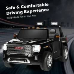 12V 2-Seater Licensed GMC Kids Ride On Truck RC Electric Car W/Storage Box White BlackBluePink Red -Kiddie Kingdom Store GUEST 8a564778 ea1c 4c58 99c6 3bf816db8759