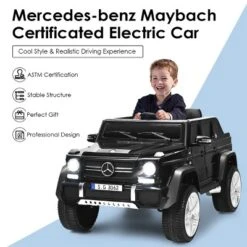 Costway Mercedes Benz 12V Electric Kids Ride On Car RC Remote Control W/Trunk -Kiddie Kingdom Store GUEST 8b390560 9754 433b 9228 acc61d70dc18